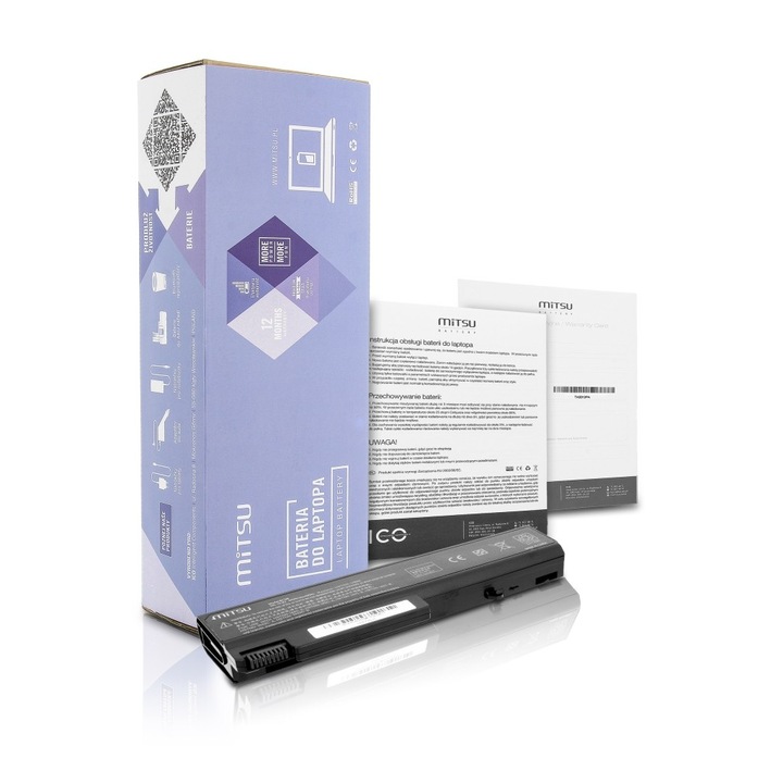 Mitsu HP 6530B, 6735B, 6930P 4400 mAh 48 Wh 10.8 V Li-ion notebook akkumulátor