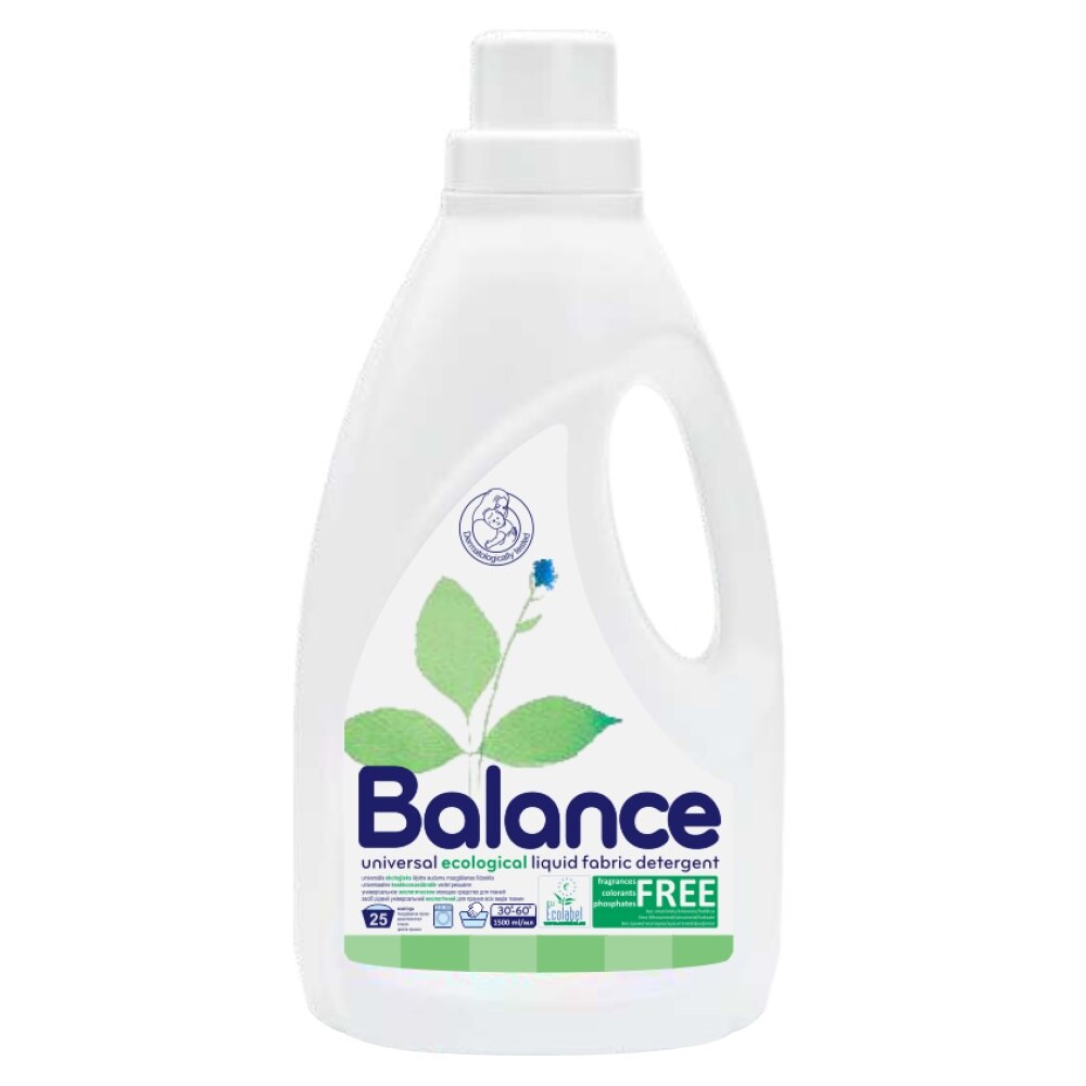Detergent ecologic universal, Balance, lichid, 25 spalari, 1.5 l