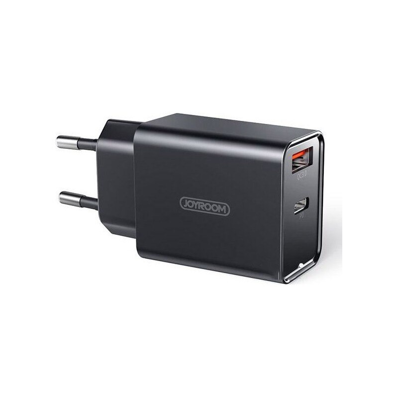 Incarcator Retea Joyroom Fast Charger, 18w, Quick Charge 3.0 1 X Usb, 1x Usb Type-c, Model L-qp183