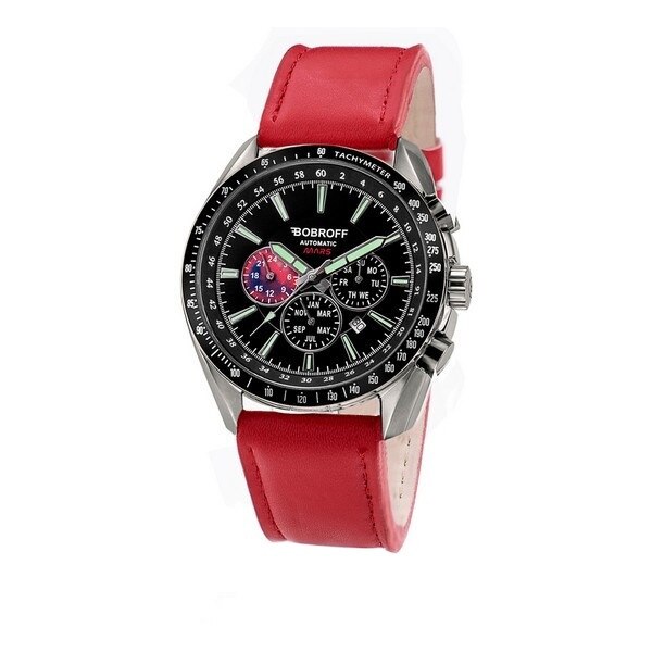 Ceas automatic barbatesc, Bobroff, BF0012V2-S011, Argintiu