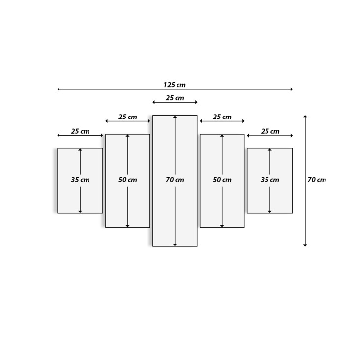 Tablou Canvas, 125x70 cm, Barca Podului Lacului, EA125x70-3547