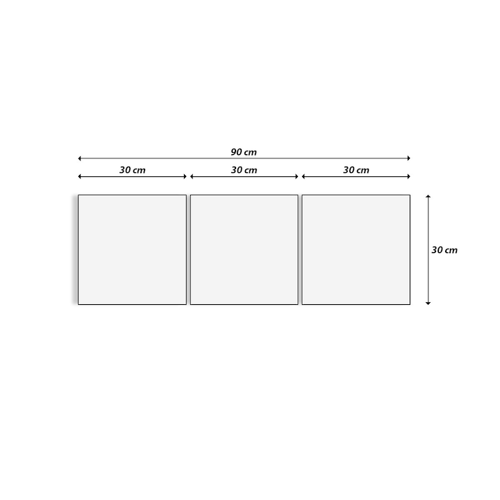 Tablou Canvas, 90x30 cm, Femeie In Rochie De Flori, CA90x30-3524