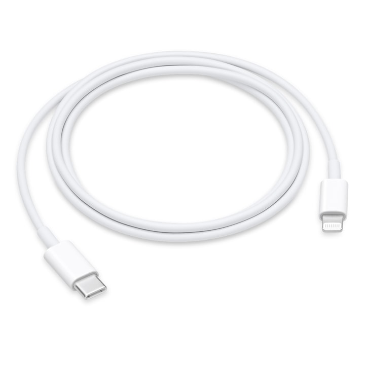 Cablu USB-C la Lightning Apple MM0A3ZM/A 1 m Alb