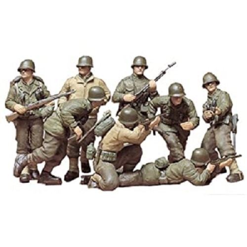 Set Figurine Soldati Tamiya US Infantry West European Theater 8buc 1:35 TAM 35048