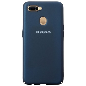 Husa Originala Oppo, Silicone Case pentru Oppo A12, Back Cover, Blue