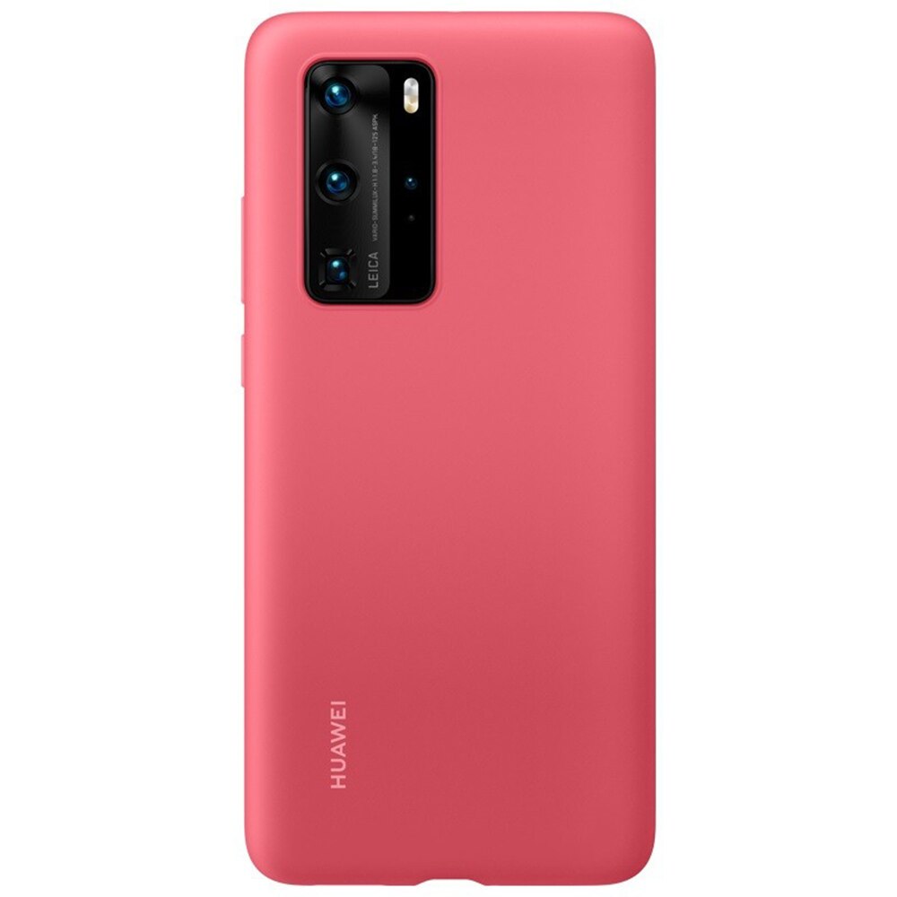 Husa Originala Huawei, Silicone Case pentru Huawei P40 Pro, Back Cover, Berry Burst