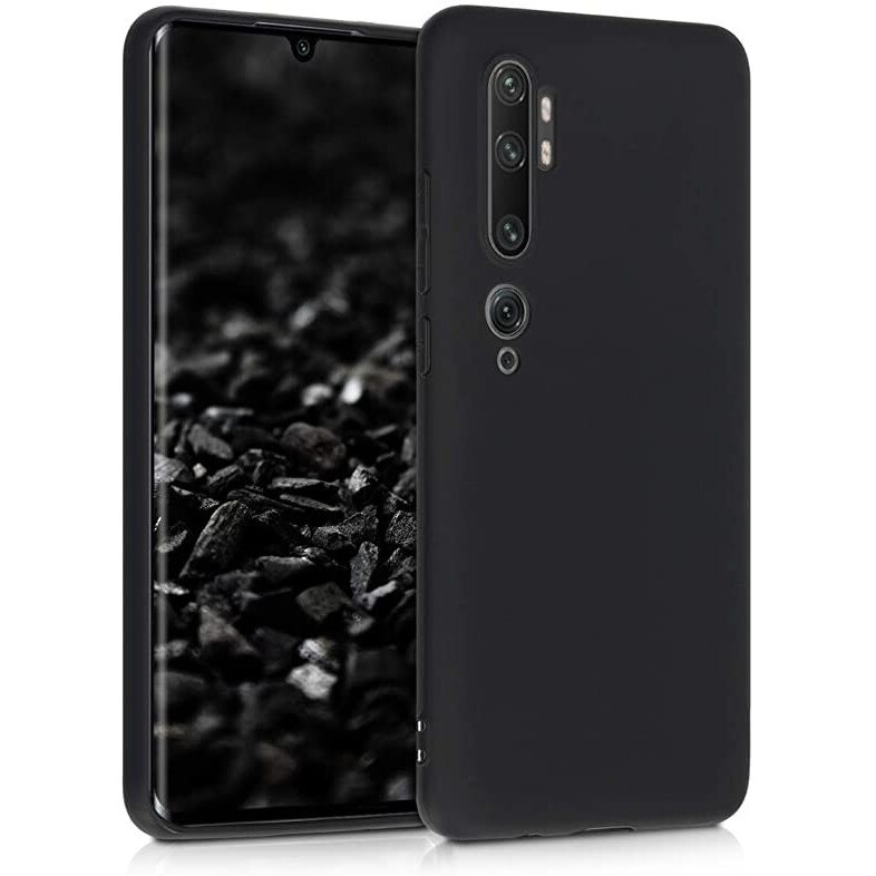 Capac Protectie Spate Mobiama Tpu Soft Pentru Xiaomi Mi Note 10 - Negru