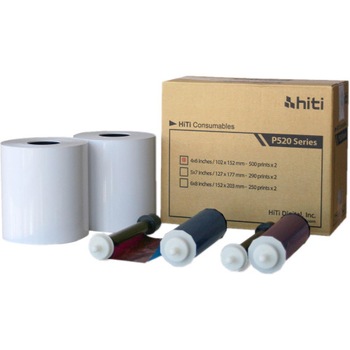 Kit printare 2 role, HiTi, P520L/P525L, 5x7 Kit printare 2 role, HiTi, P520L/P525L, 5x7