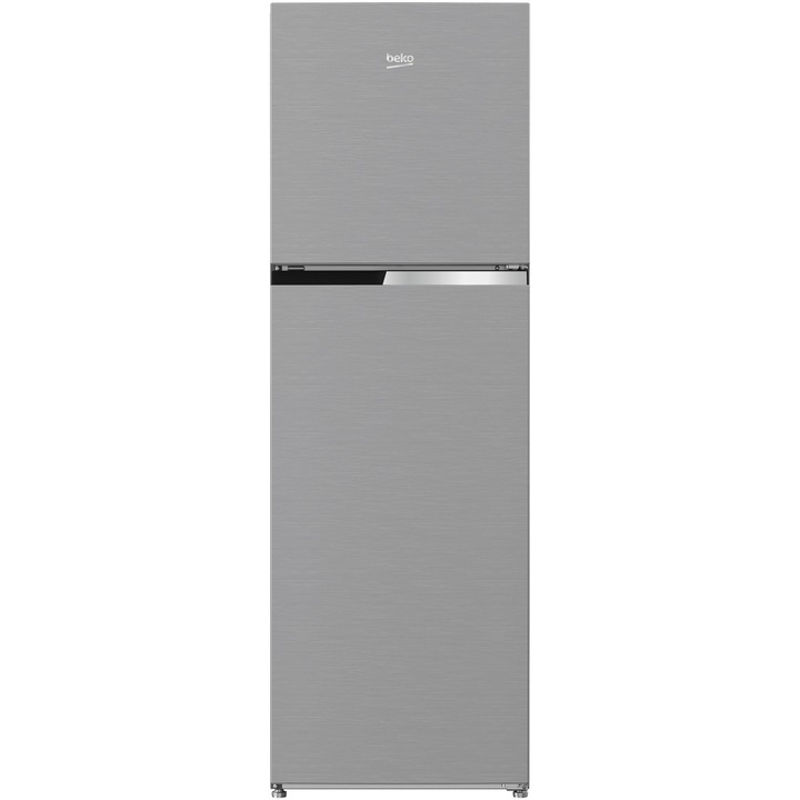 Хладилник с 2 врати Beko RDNT271I30XBN, 250 л, Клас F, NeoFrost Dual Cooling, Дисплей touch, H 165 см, Сребрист