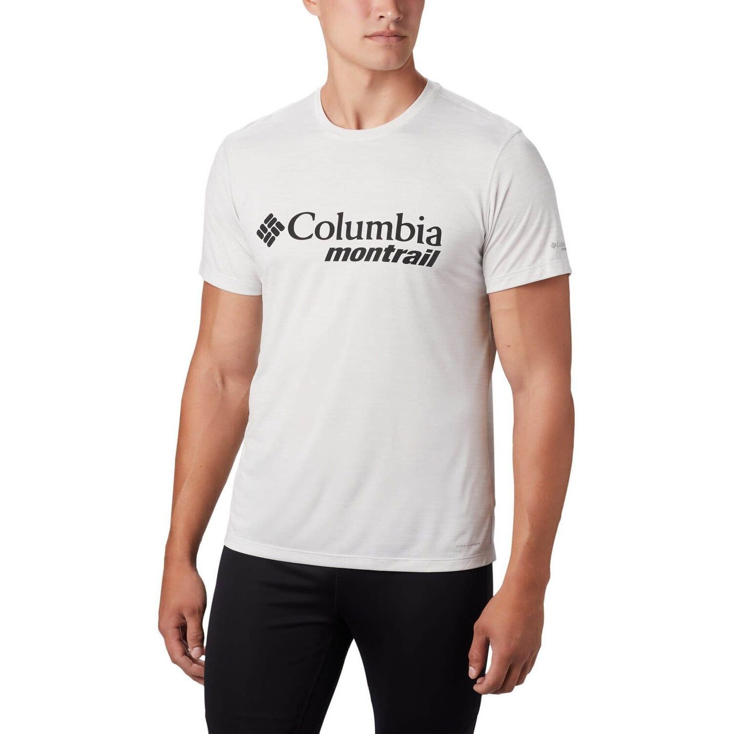 Tricou sport, Columbia Trinity Trail Graphic Tee, Alb