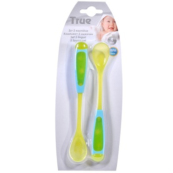 Set 2 lingurite, Zola, 0%BPA, 4m+, 17cm Set 2 lingurite, Zola, 0%BPA, 4m+, 17cm