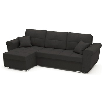 Coltar extensibil, reversibil Calio Plus Black, 260 x 140 x 90 cm Coltar extensibil, reversibil Calio Plus Black, 260 x 140 x 90 cm