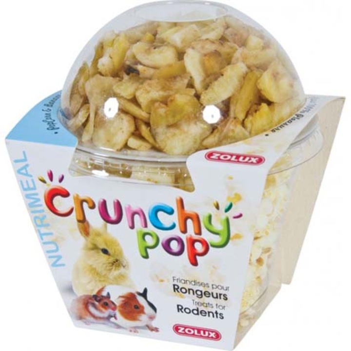 Banane uscate, Zolux, Crunchy Pop, 63g