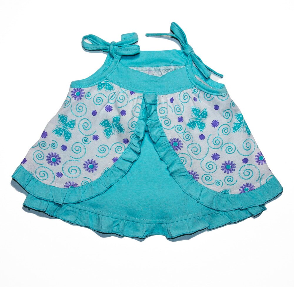 Rochie fete Pifou, 2-3 luni, turquoise