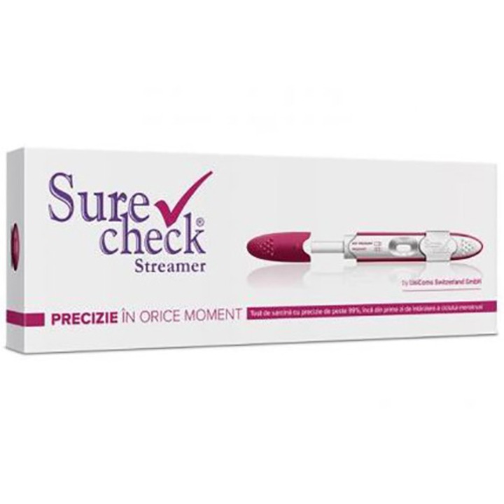 Test de Sarcina Streamer cu Banda Absorbanta, Sure Check, 1 buc.