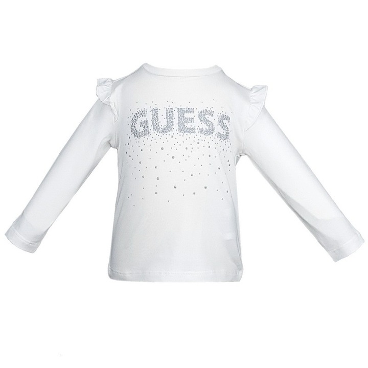 Bluza fete Guess KIDS, alb