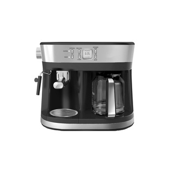 Espressor Studio Casa 3 in 1 Delicia Inox, 15 bari, 1690W-2015W, Functie spumare, Negru/Inox Espressor Studio Casa 3 in 1 Delicia Inox, 15 bari, 1690W-2015W, Functie spumare, Negru/Inox
