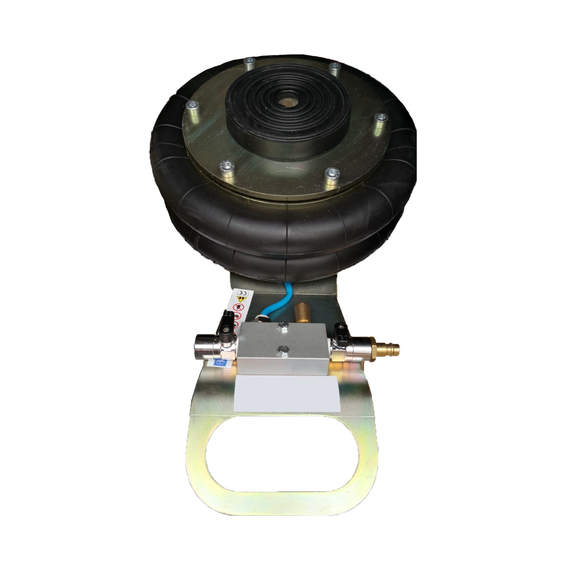 Cric profesional pneumatic cu 2 perne de aer tip burduf si capacitatea de 3 tone