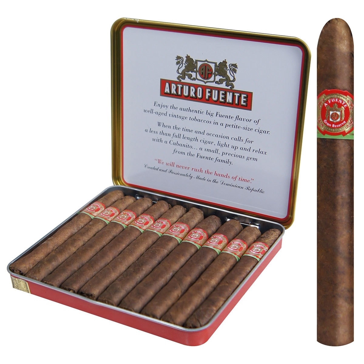 Arturo Fuente Cubanitos Dominikai Szivar Szett 10 db gyedileg