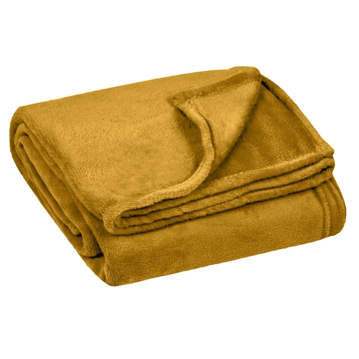 Декоративно златно одеяло 160 х 130 см