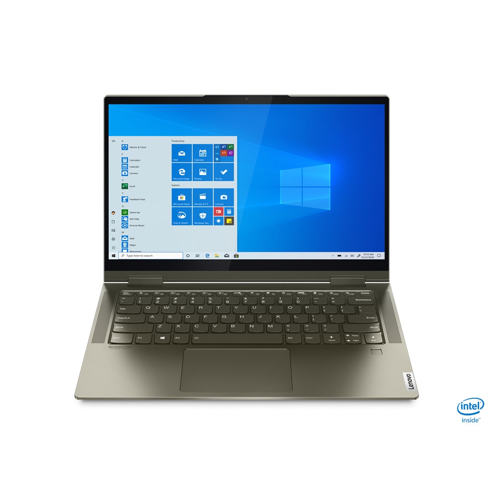 Laptop, Lenovo, Yoga 7 14ITL5, 82BH005SBM, 14", Intel Core i5-1135G7 (4-core), Intel Iris Xe Graphics, 8 GB DDR4 3200MHz, verde inchis
