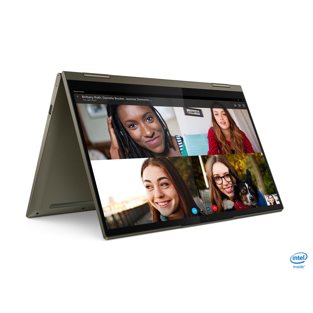 Laptop, Lenovo, Yoga 7 14ITL5, 82BH005SBM, 14", Intel Core i5-1135G7 (4-core), Intel Iris Xe Graphics, 8 GB DDR4 3200MHz, verde inchis