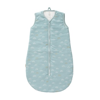 Sac de dormit gros Rainbow blue Fresk, din bumbac organic, 90 cm Sac de dormit gros Rainbow blue Fresk, din bumbac organic, 90 cm