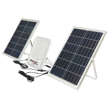 Lampa LED cu panou solar 100W proiector 300W baterie 3,2V/40Ah Lampa LED cu panou solar 100W proiector 300W baterie 3,2V/40Ah