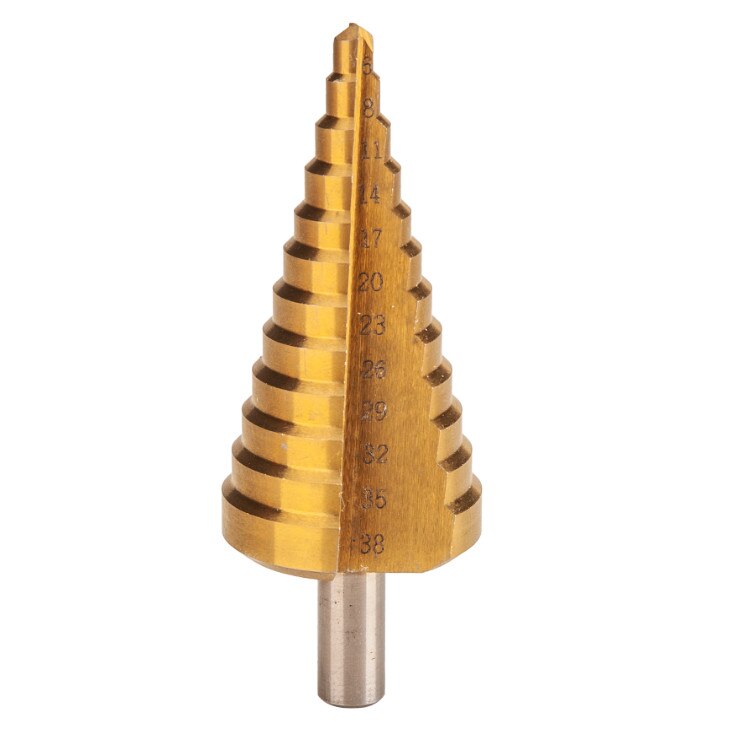 Burghiu in trepte 4-38 mm, Aliaj HSS, Evo