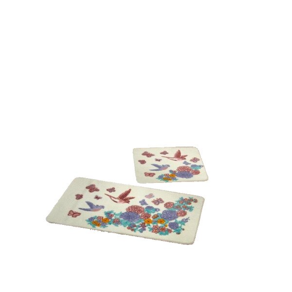 Set 2 covorase baie poliamida 60x100 cm, 55x60 cm, Tac, Madison