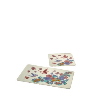 Set 2 covorase baie poliamida 60x100 cm, 55x60 cm, Tac, Madison Set 2 covorase baie poliamida 60x100 cm, 55x60 cm, Tac, Madison