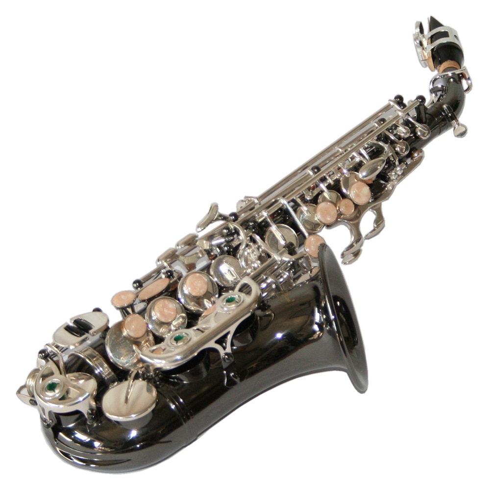 fetch Slum Executable Saxofon Sopran curbat Karl Glaser® Sopranina Bb NEGRU clape argintii  black&silver Saxophone - eMAG.ro