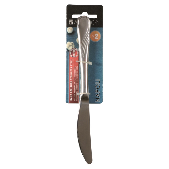Комплект ножове Ambition Napoli, 21 cm, 2 броя, inox