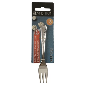Set furculite pentru desert, 3 buc, Ambition Napoli Set furculite pentru desert, 3 buc, Ambition Napoli