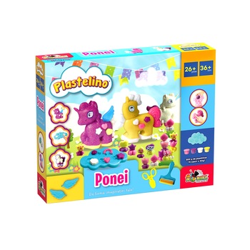 Set De Modelat Plastelino Noriel - Ponei din Plastilina Set De Modelat Plastelino Noriel - Ponei din Plastilina