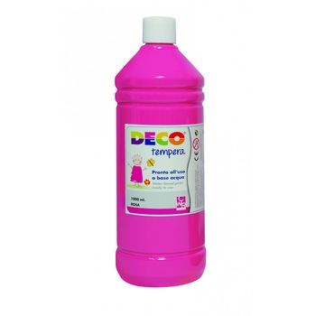 Tempera DECO 1000 ml roz Tempera DECO 1000 ml roz