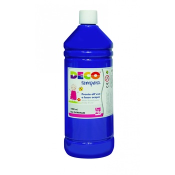 Tempera DECO 1000 ml albastru ultramarin Tempera DECO 1000 ml albastru ultramarin