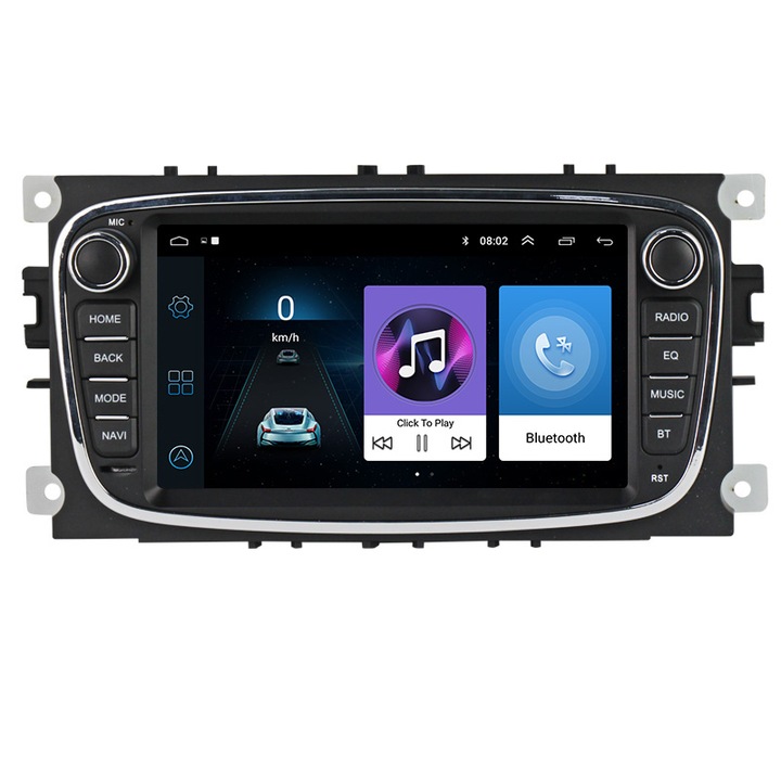 Navigatie auto Navi-IT, Ford Focus 2, Mondeo, Galaxy, dupa 2007 , Android 9.1, 7 inch, Wifi, Bluetooth, camera marsarier Night-Vision