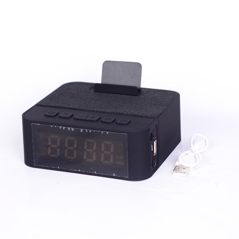 Boxa portabila Bluetooth Wireman X-31, cu ceas si alarma, radio FM, USB, micro SD CARD, slot AUX, Negru