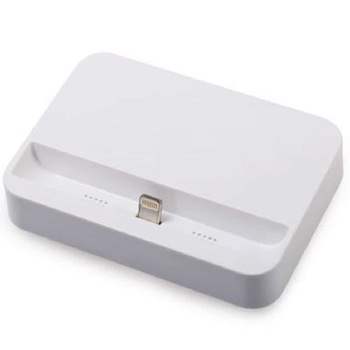 Suport Edman Stand Dock de incarcare pentru iPhone X, XS, XS Max, 11, 11 Pro Max, 12 cu Lightning, alb Suport Edman Stand Dock de incarcare pentru iPhone X, XS, XS Max, 11, 11 Pro Max, 12 cu Lightning, alb
