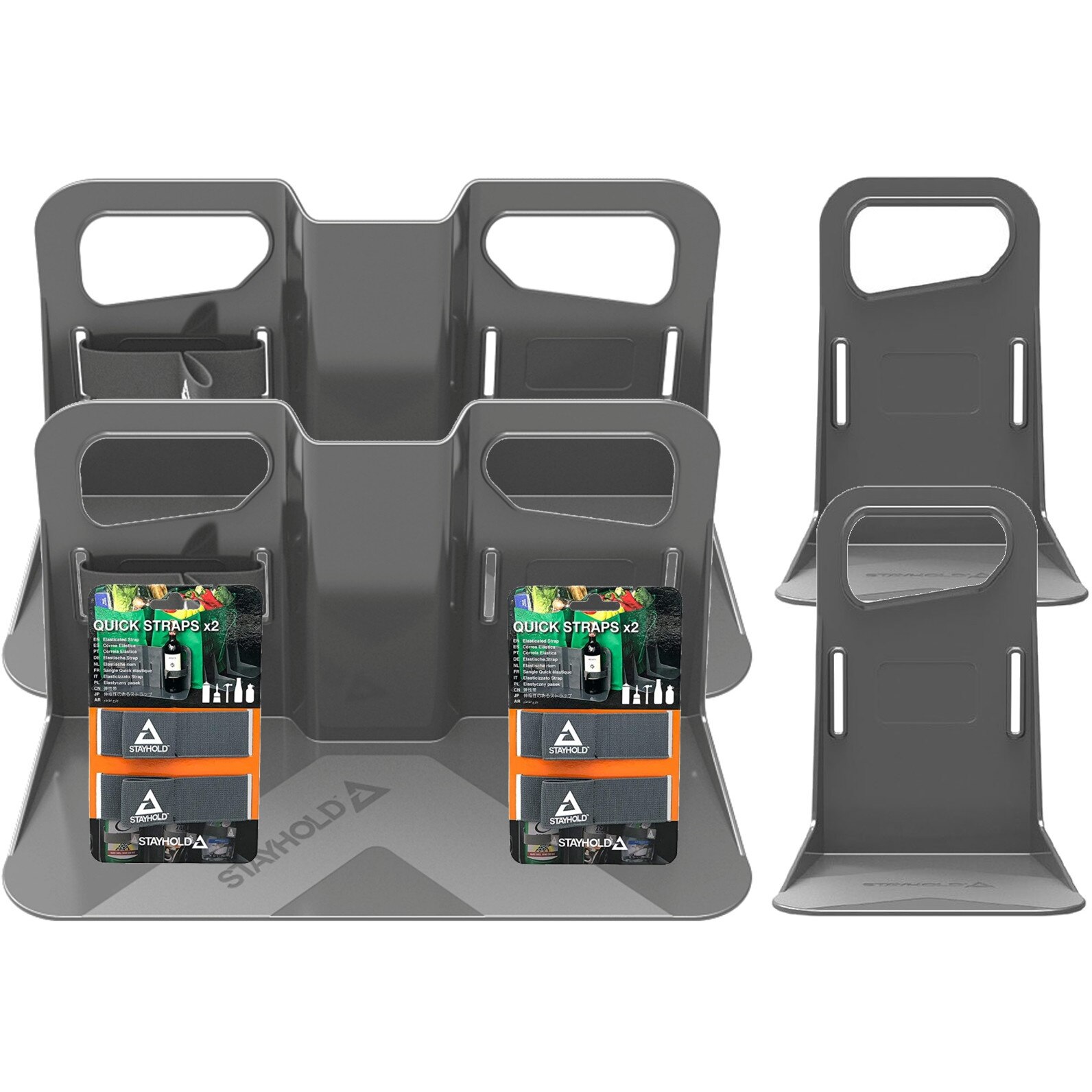Set organizator portbagaj, Stayhold Carpet Medium/Small, Gri