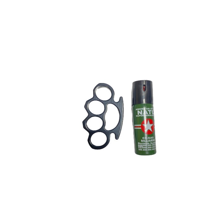 Set autoaparare format din Box black si Spray Nato 60 ml