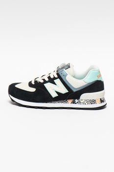 New Balance, Pantofi sport cu model colorblock si garnituri de piele intoarsa 574 Classics New Balance, Pantofi sport cu model colorblock si garnituri de piele intoarsa 574 Classics