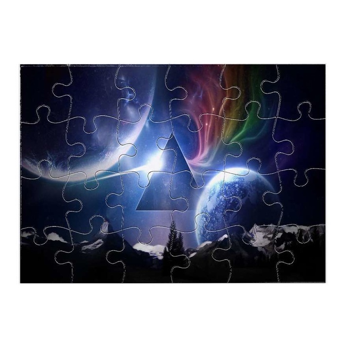 Absztrakt bolygók 2911 puzzle 24 darabos