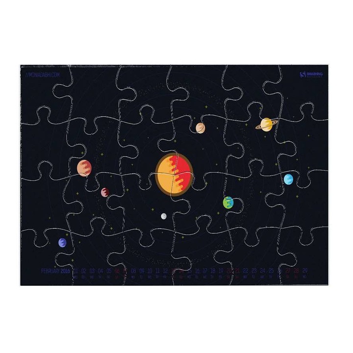 Absztrakt bolygók 1911 puzzle 24 darabos