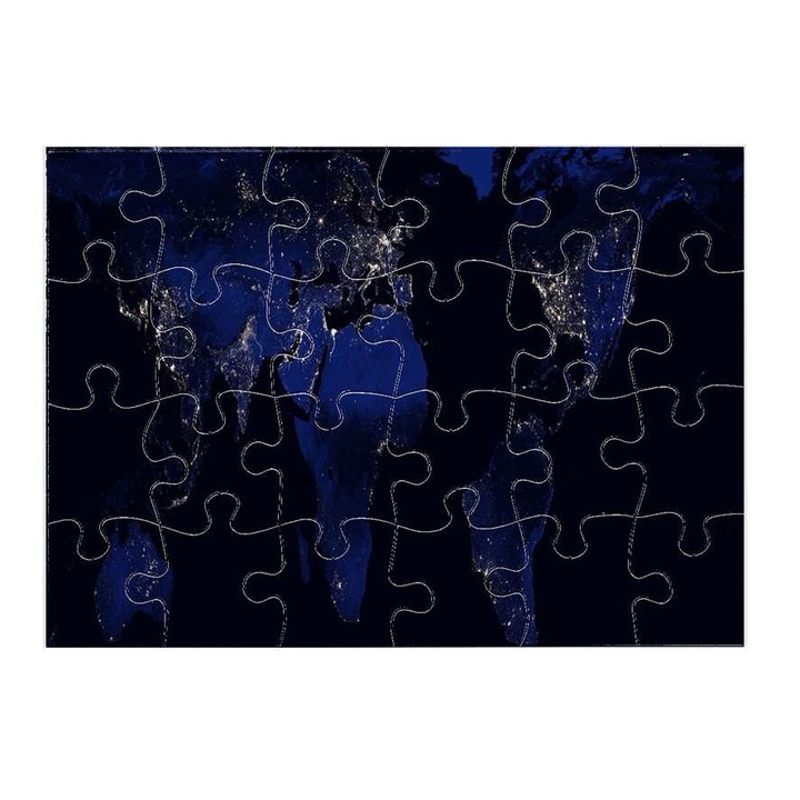 Пъзел Earth at Night 1811 24 части