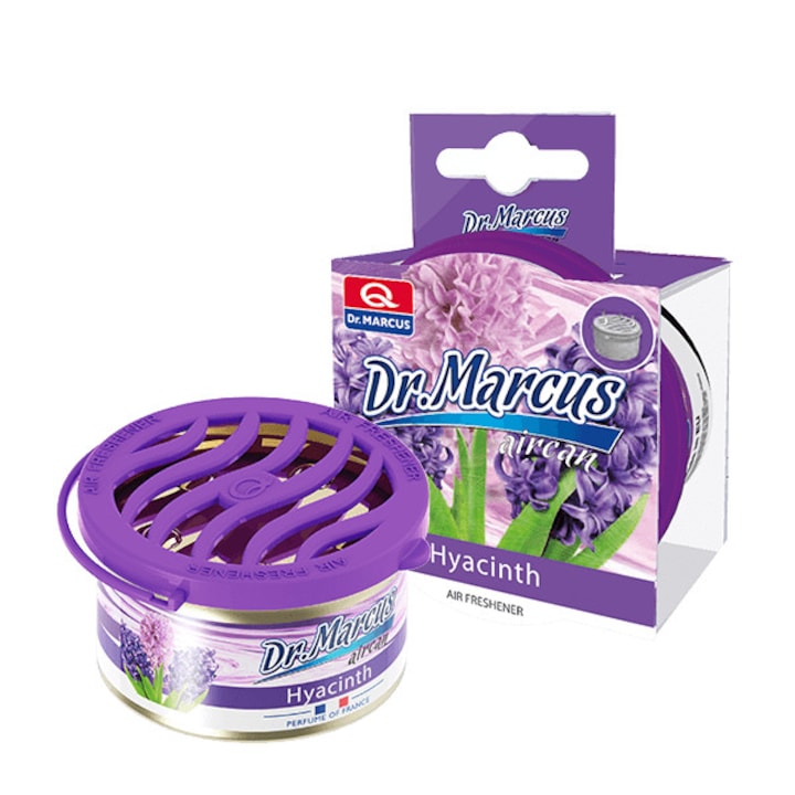 Dr. Marcus Aircan (konzerdobozos , tégelyes illatosító) illatosító hyacinth illattal (jácint) 2db