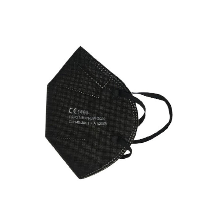 PROMERCO KN95 20 db professzionális FFP2 maszk, fekete, egyedi csomagolásban