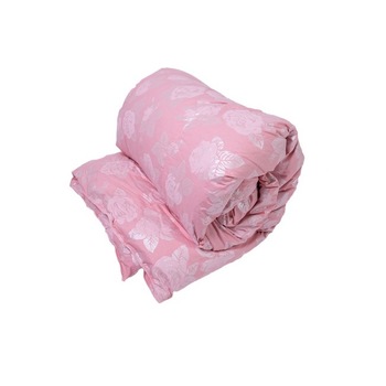 Pilota umpluta cu puf + pana, pentru toate anotimpurile, Metru Patrat, de culoare roz, 200/220 Pilota umpluta cu puf + pana, pentru toate anotimpurile, Metru Patrat, de culoare roz, 200/220