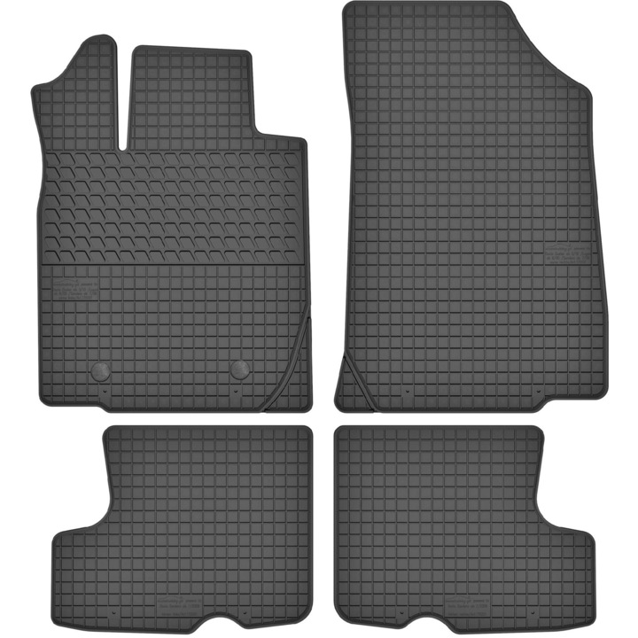 Set 4 covorase din cauciuc, Motohobby, Dacia Sandero I (2008-2012)